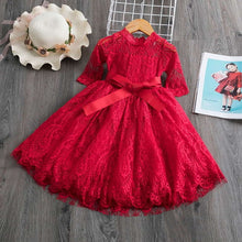 Load image into Gallery viewer, Elegant Flower Girls Dress