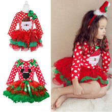 Load image into Gallery viewer, Carnival Santa Dress For Girls